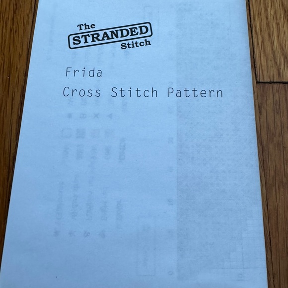 NWT The Stranded Stitch Frida cross stitch kit artist embroidery creativity - Picture 7 of 8